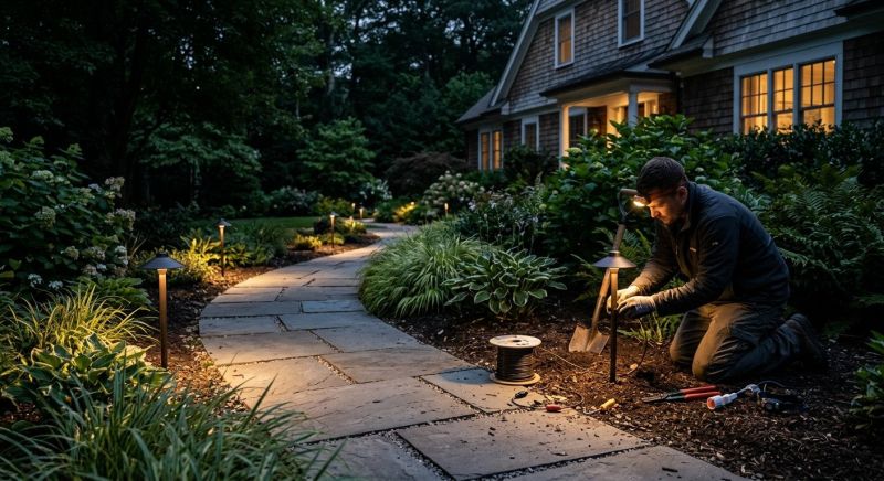 Landscape Lighting Installation in Orem, UT